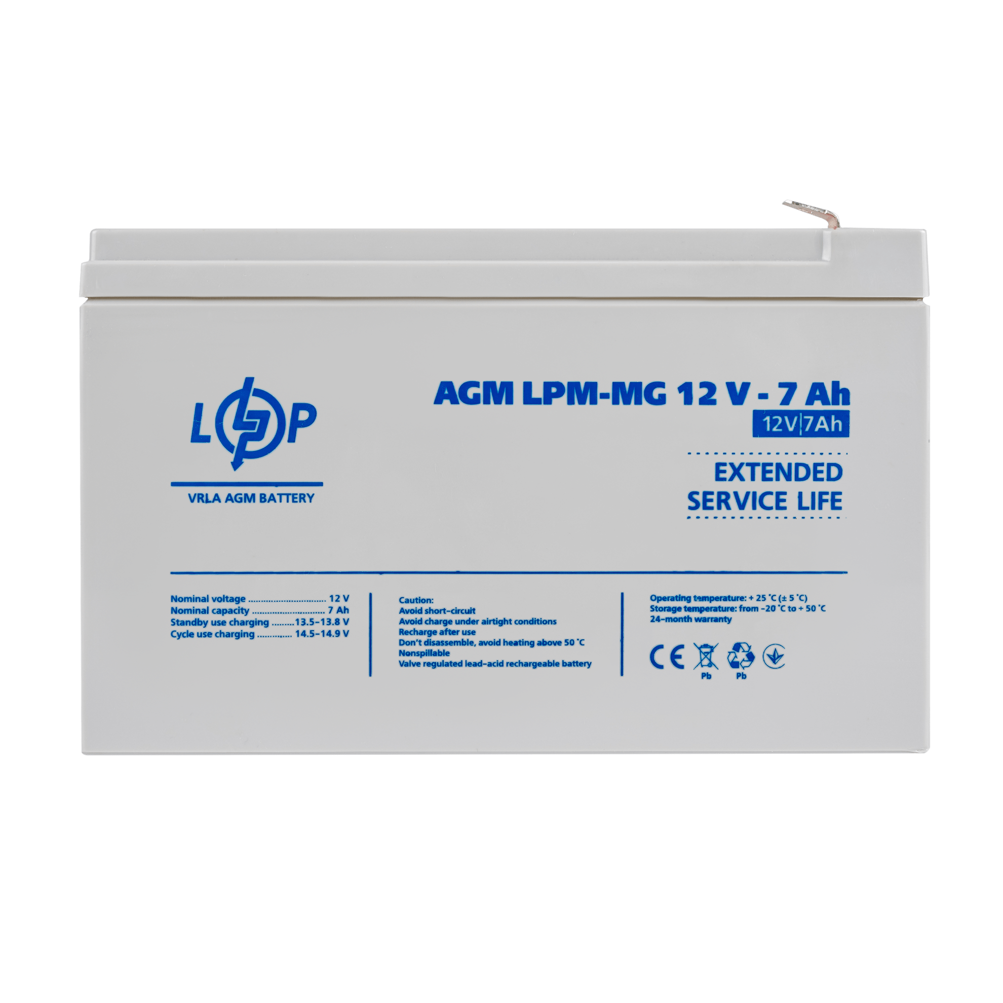 Акумуляторна батарея LP LPМ-MG12- 7АН типу MULTIGEL